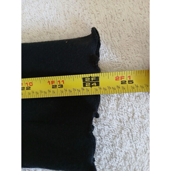 O’Neill Black Sequin Lace Scoop Neck Long Sleeve Top Y2K Style Women’s Large - Picture 15 of 16